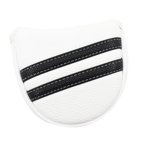Magideal - Funda Para Palo De Golf, Funda Para Cabeza De Palo De Golf, Funda Para Palo De Golf Para Hombre Y Mujer, De Piel Sintética Para Exteriores, Se Adapta Blanco