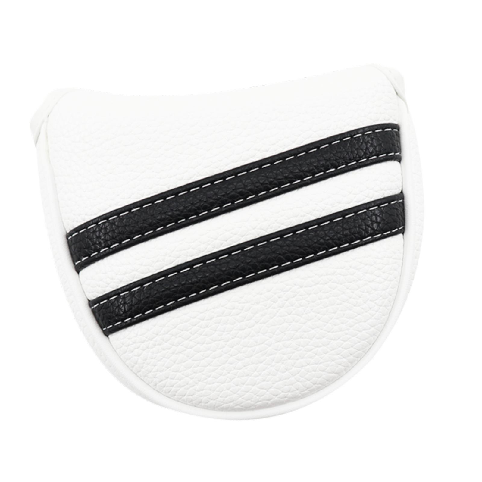 Magideal - Funda Para Palo De Golf, Funda Para Cabeza De Palo De Golf, Funda Para Palo De Golf Para Hombre Y Mujer, De Piel Sintética Para Exteriores, Se Adapta Blanco