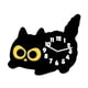 thumbnail image 4 of Reloj De Mesa Con Forma De Gato, Sin Tictac, Para Dormitorio, Inauguración De La Casa, Analógico, 4 of 5