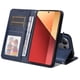 thumbnail image 3 of Funda Billetera para Xiaomi Redmi 13 Pro 4G con Porta Tarjetas y Soporte Ajustable Azul, 3 of 5
