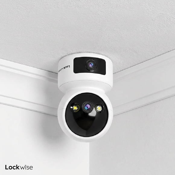 Cámara de Seguridad WiFi Interior HD Doble Lente Lockwise