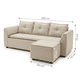 thumbnail image 3 of Luna 3.1 Tela Beige, 3 of 3