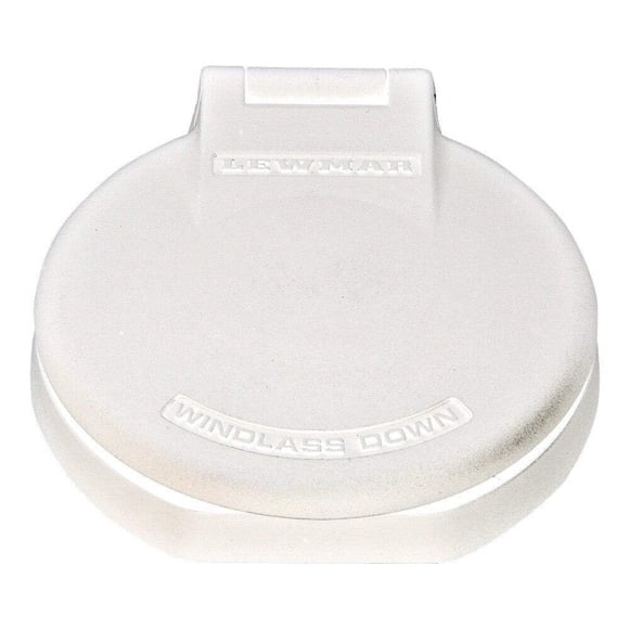 Interruptor de pie para cubierta Lewmar para molinete, descenso, 12V/24V, eléctrico, blanco