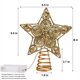 thumbnail image 2 of Decoración para árbol de Navidad Juegoal Star con 20 luces LED doradas, 2 of 7
