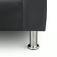 thumbnail image 3 of Sofá 2 Cuerpos  New Mallorca Felpa Negro, 3 of 5