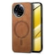 thumbnail image 1 of Magnetic Slim Case for Realme 11 5G with Camera Guard & Anti-Scratch Back Brown, 1 of 6