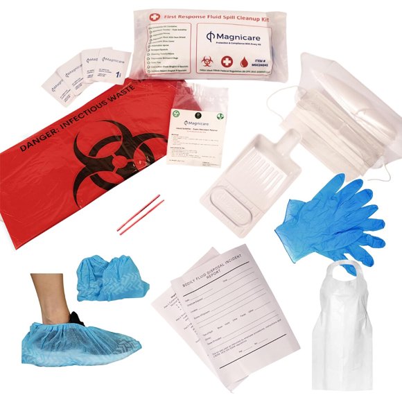 Bloodborne Pathogen Kit Vomit Clean Up Kit Be OSHA Compl