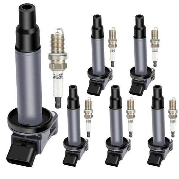 Bobina de Encendido ECCPP Pack de 6 Bujías de Iridio