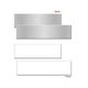 thumbnail image 2 of Placas de identificación para oficina NapTags de aluminio 20 x 5 cm, paquete de 10, 2 of 6