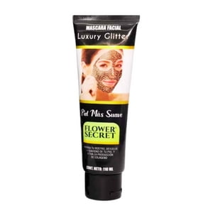 Flower Secret - Mascarilla Facial Hidratante Luxury Glitter Con Microparticulas