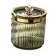 thumbnail image 1 of Tarro De Soporte De Bola De Hisopo De Algodón De Maquillaje Con Tapa Para Tocador De Escritorio De Encimera Verde, 1 of 5