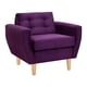 thumbnail image 2 of Sofa Bote 1c Felpa 05 Morado, 2 of 6