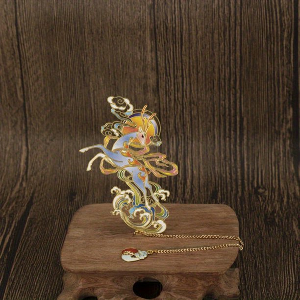1pc Luxury Metal Bookmark Chinese Style Retro Animal Shape Stationery Creative Gift Teacher Student School Office Supplies Student Mom Kids Gift,Reading Accessories