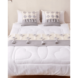 Tecnocasa - Piecera Bordada Crochet Con Funda 70X210Cm