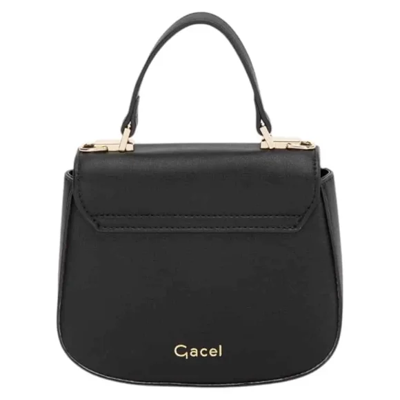 Cartera Retro Con Tapa Pequeña Car 2 6 Negro