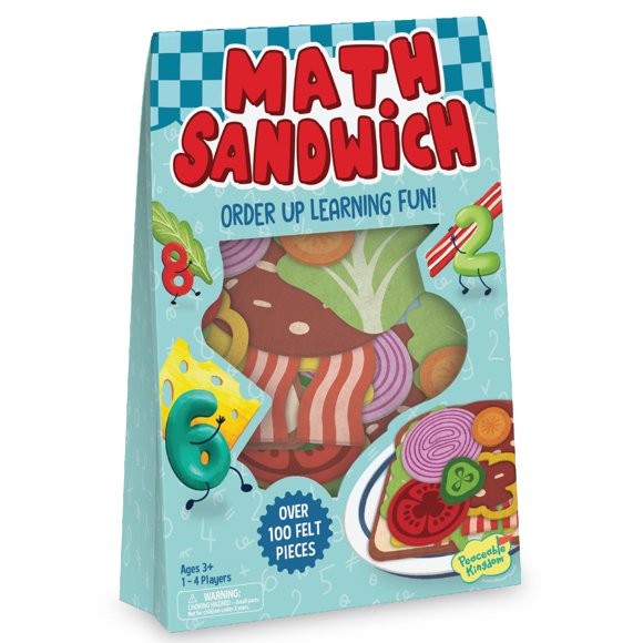 Juego de mesa MindWare Math Sandwich - 100 piezas