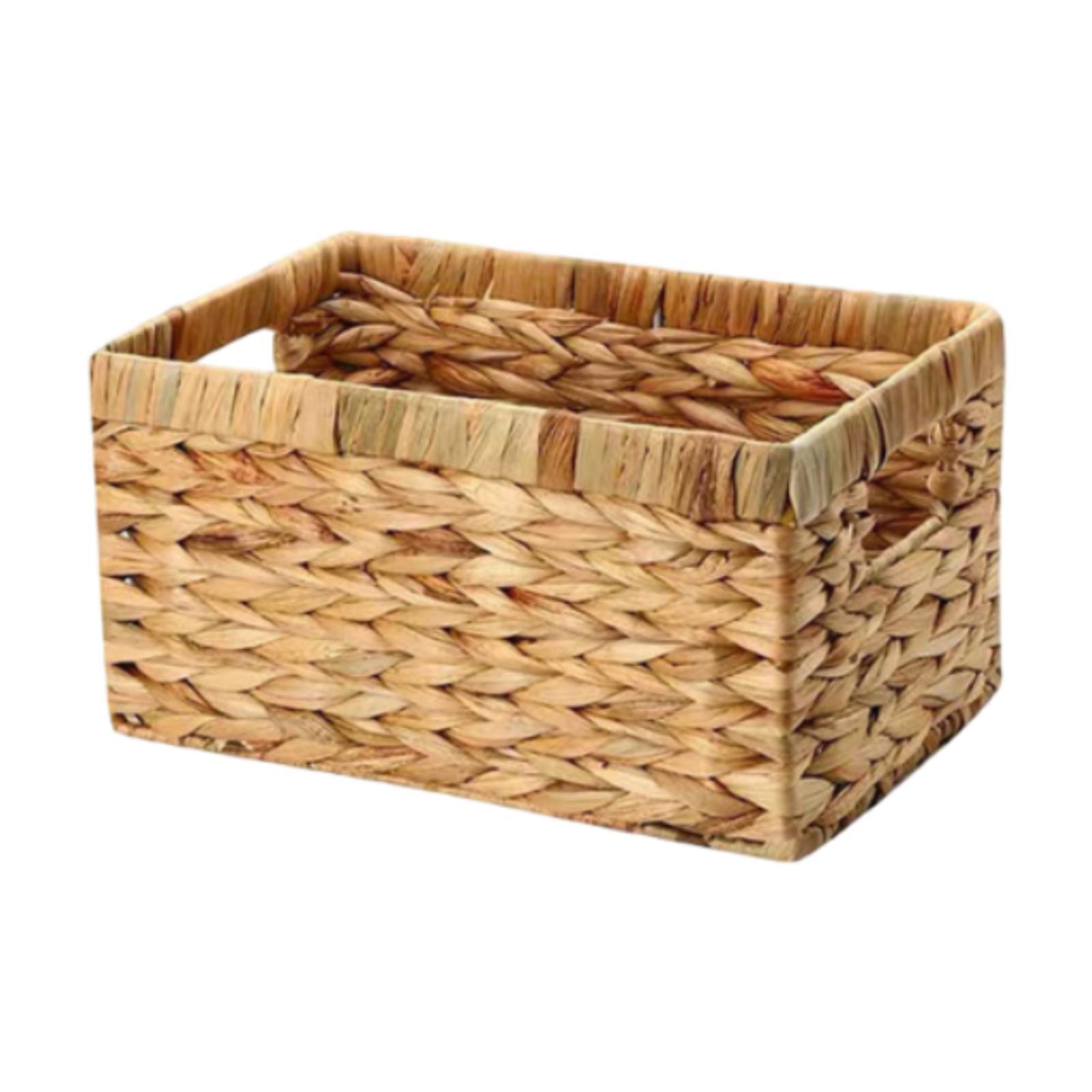 Bothyi - Cestas De Almacenamiento De Ratán Cesta De Picnic Resistente Para Cocina Sala De Estar Baño Grande