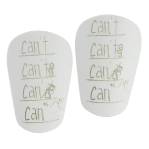 Ioensy - 2 Piezas Espinilleras De Fútbol Espinilleras Equipo De Fútbol Manga De Pantorrilla Espinillera S Blanco