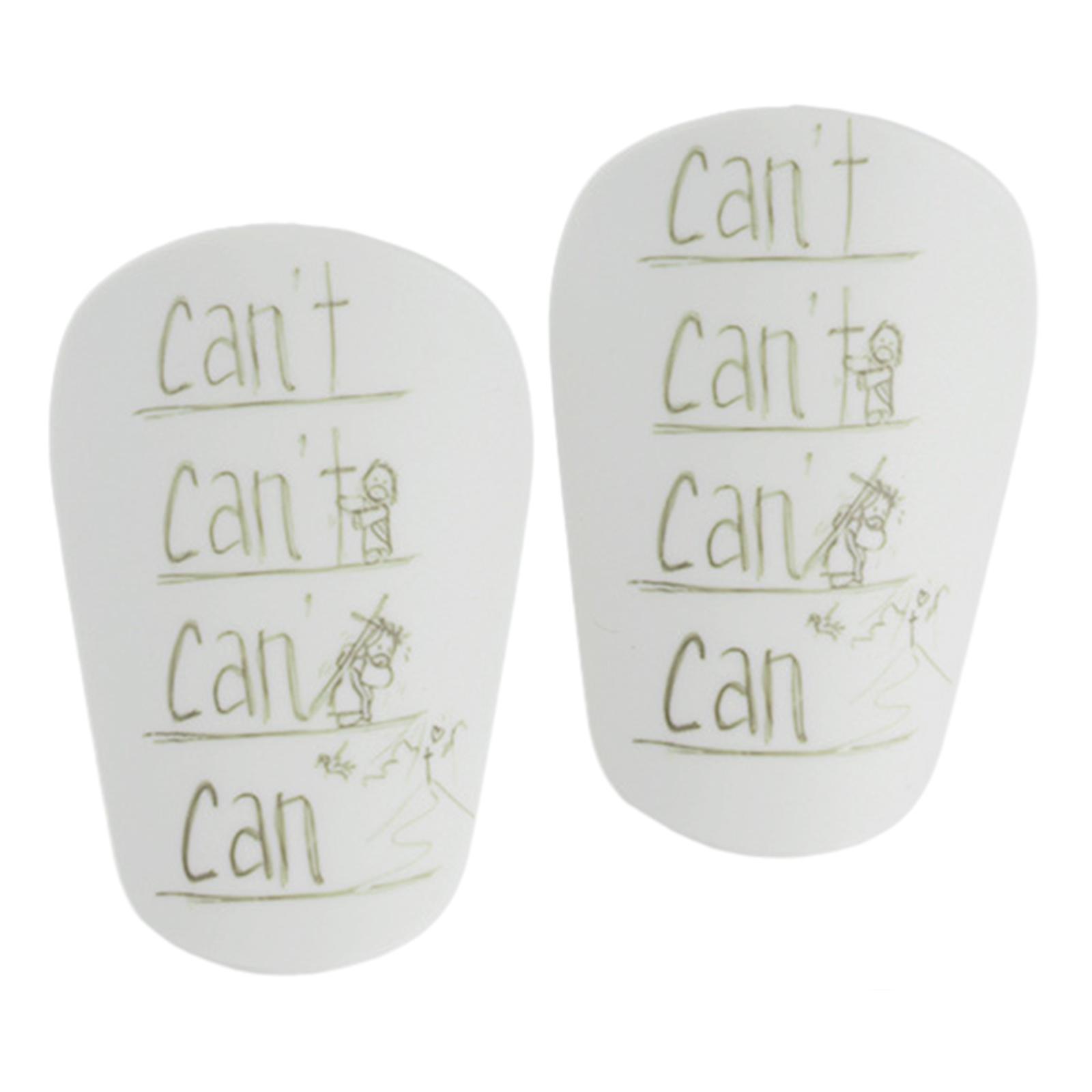 Ioensy - 2 Piezas Espinilleras De Fútbol Espinilleras Equipo De Fútbol Manga De Pantorrilla Espinillera S Blanco