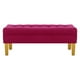 thumbnail image 1 of Banqueta Wood 2c Felpa 01 Burdeo, 1 of 4
