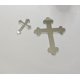 thumbnail image 2 of Adorno para pastel cruz de espejo plateado RUIXUAN 10 uds 10 cm, 2 of 9