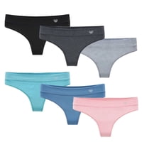 Giovacchino - Pack De 6 Calzones Colaless Algodón Mujer