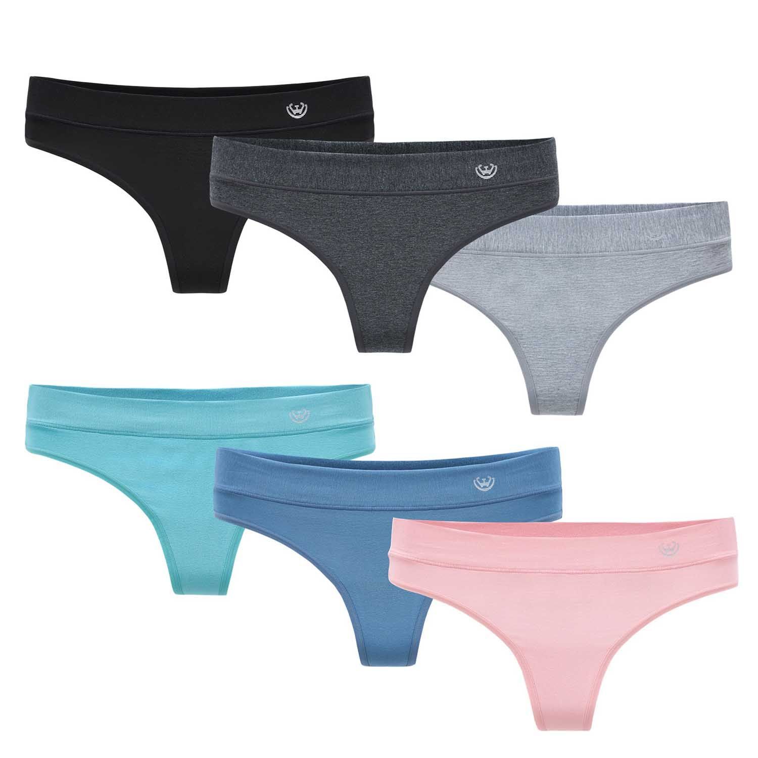 Giovacchino - Pack De 6 Calzones Colaless Algodón Mujer