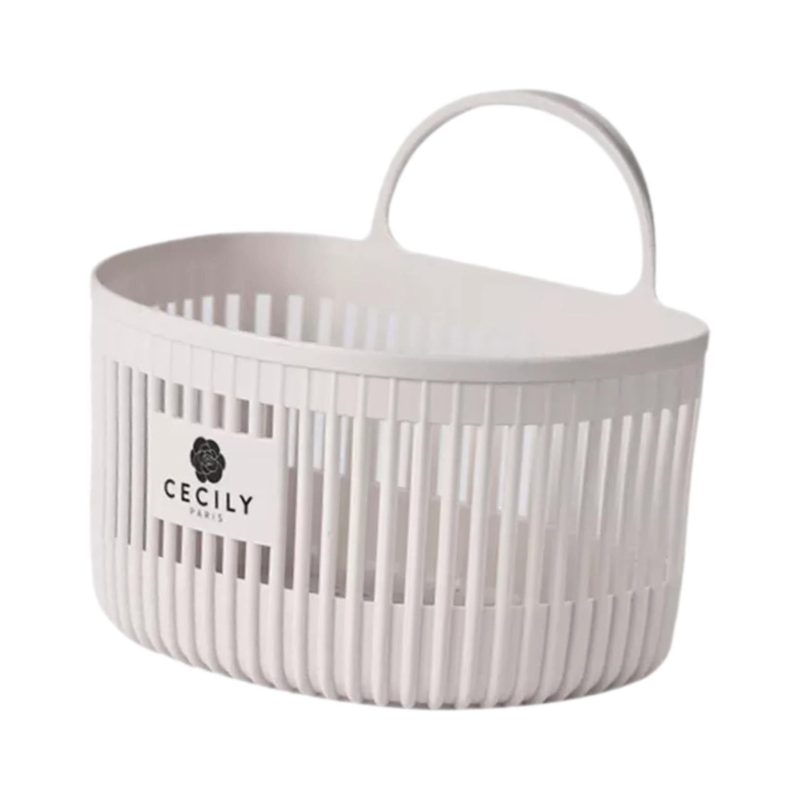 Magideal - Cesta Organizadora De Verduras Con Jengibre Y , Cesta Colgante De Pared, Cesta Colgante De Almacenamiento Para Champú, Toallas De Baño, Sala De Man Blanco L