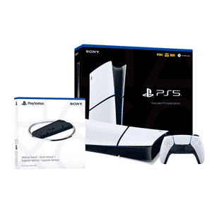 Consola Sony Ps5 Slim Digital + Soporte Vertical Para Ps5