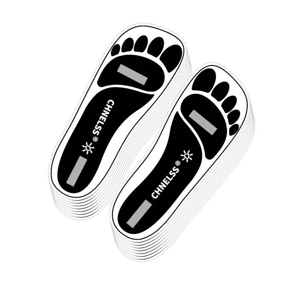 Almohadillas bronceadoras en aerosol para pies CHNELSS, color negro, 120 pares