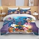 thumbnail image 1 of Donald Duck and Daisy cartoon animation 3D digital printing bedding set soft polyester duvet cover pillowcase bedroom decoration Bed Sheets, 1 of 5
