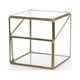 thumbnail image 1 of Caja Deco Retro Transparente Dorado BVS, 1 of 3