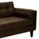 thumbnail image 4 of Sofa Retro 2c Felpa 00 Chocolate, 4 of 6