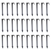Magideal - 30 Piezas De Estacas Para Manguera De Jardín, Accesorios Profesionales Fáciles De Usar, Piezas De Sujeción Para Mangueras De Riego Por Goteo, Parterre Para Diámetro 16 Mm