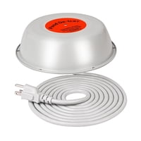 Ioensy - Calentador De Estanque Para Exteriores De Invierno Descongelador De Estanque Controlado Por Termostato Para Patio 1000 W