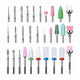thumbnail image 1 of Juego Manicura Pedicura Broca Uña Cerámica Profesional 30pcs, 1 of 3