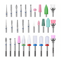 Genérico - Juego Manicura Pedicura Broca Uña Cerámica Profesional 30Pcs