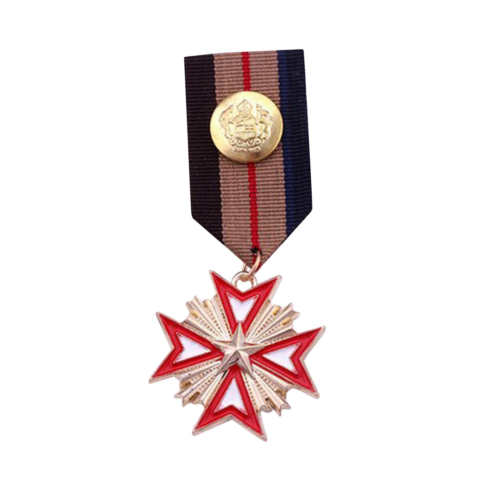 Magideal - Medalla De Tela A Rayas, Regalo Único, Ramillete Vintage Para Bolso, Chaqueta, Niños Y Niñas Estilo A