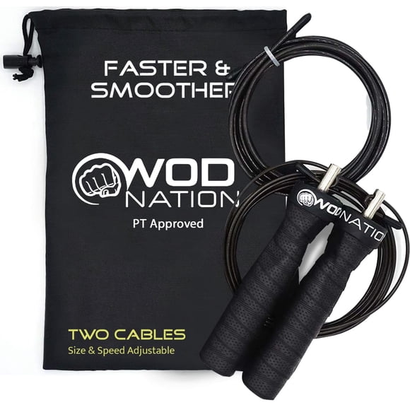 Cuerda para Saltar WOD Nation 3,35 m con Cable Dual Ajustable