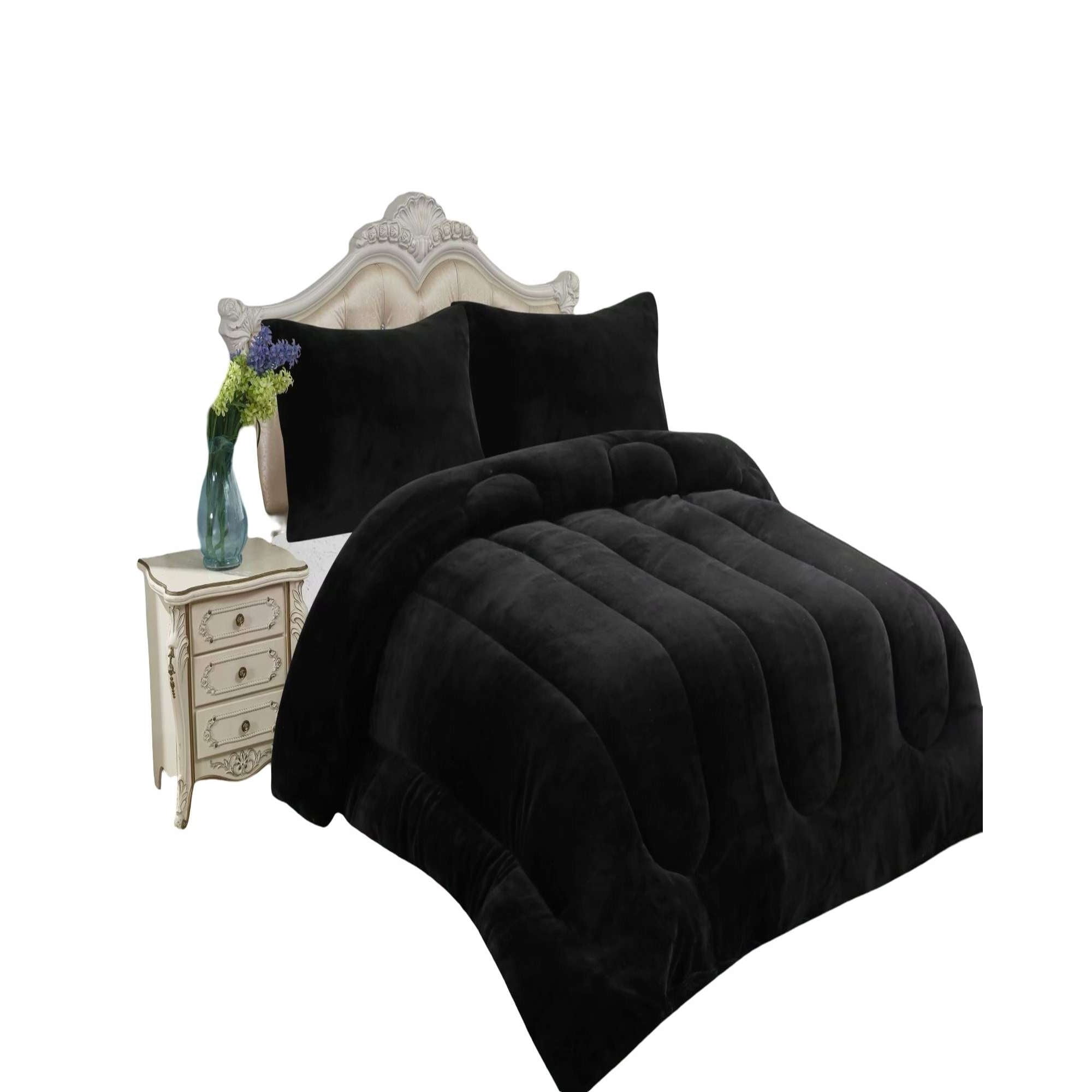 Genérico - Plumon Con Sherpa De Invierno King 250x270cm