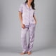 thumbnail image 1 of Set Camisero + Pantalon Satin Print Flores Mujer 33824-242, 1 of 4