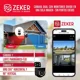 thumbnail image 3 of Pack X2 Cámara De Seguridad 5g Zeker Doble 4mp Impermeable Blanco, 3 of 3