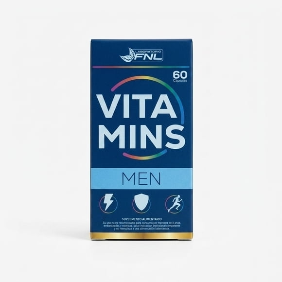 Multivitamínico Vitamins Men FNL 60 Cápsulas