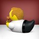 thumbnail image 4 of Figura coleccionable de vinilo con forma de pato de goma TUBBZ Shaun, 9 cm, 4 of 6