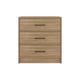 thumbnail image 4 of Comoda 3 Cajones 62,8 x 67,6 x 35,3 Cm Beige Y Negro, 4 of 9
