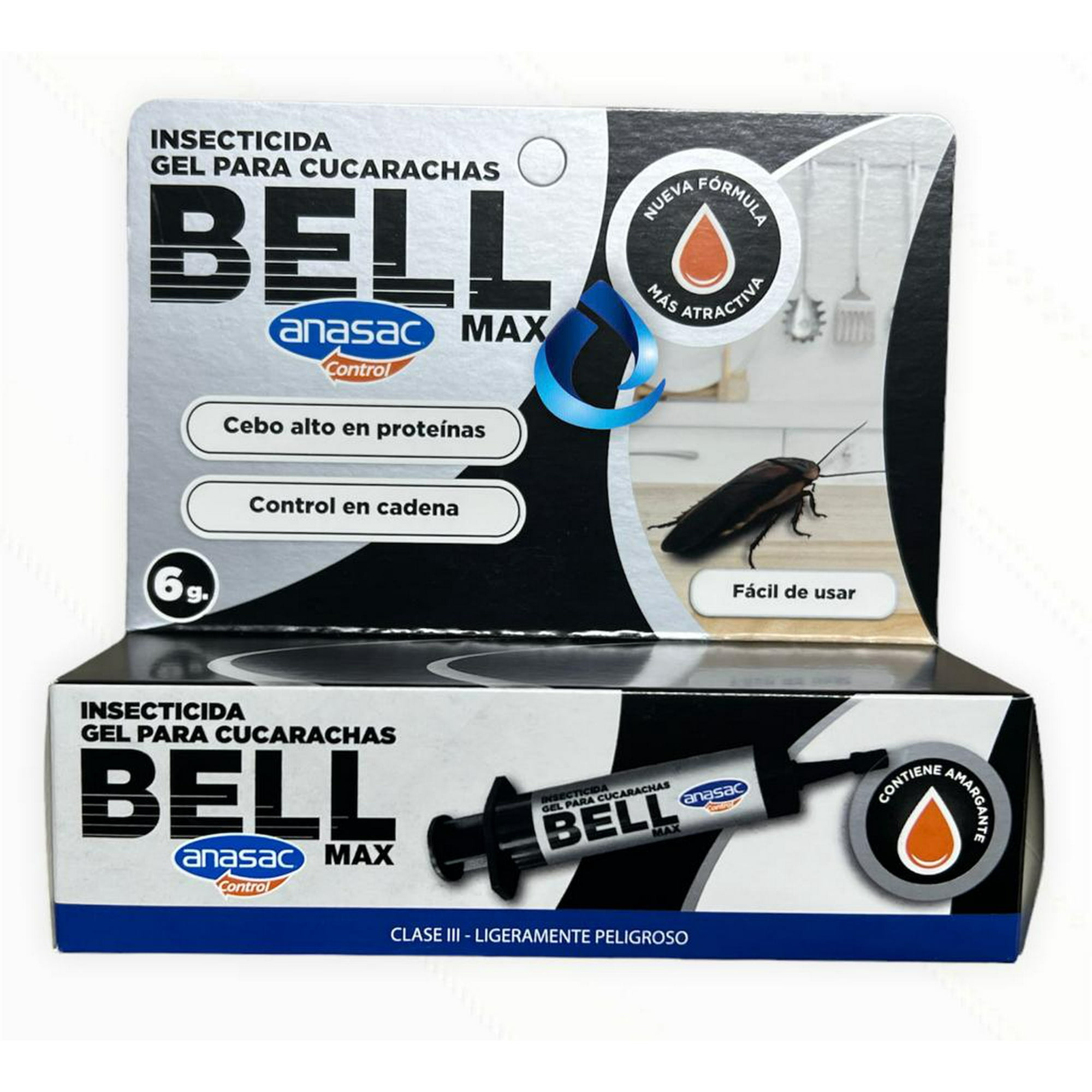 Anasac - Bell Max Gel Para Cucarachas 6gr