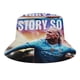 thumbnail image 1 of Erling Haaland Sombrero bucket para adultos, gorra de protección solar, sombrero de pescador plegable para viajes al aire libre, pesca y actividades de verano, 1 of 6