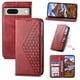 thumbnail image 5 of Funda Flip FOXDOCK para Google Pixel 8 , Estilo Billetera con Diseño Rombo, Correa de Mano y Soporte, Uso Diario, 5 of 6