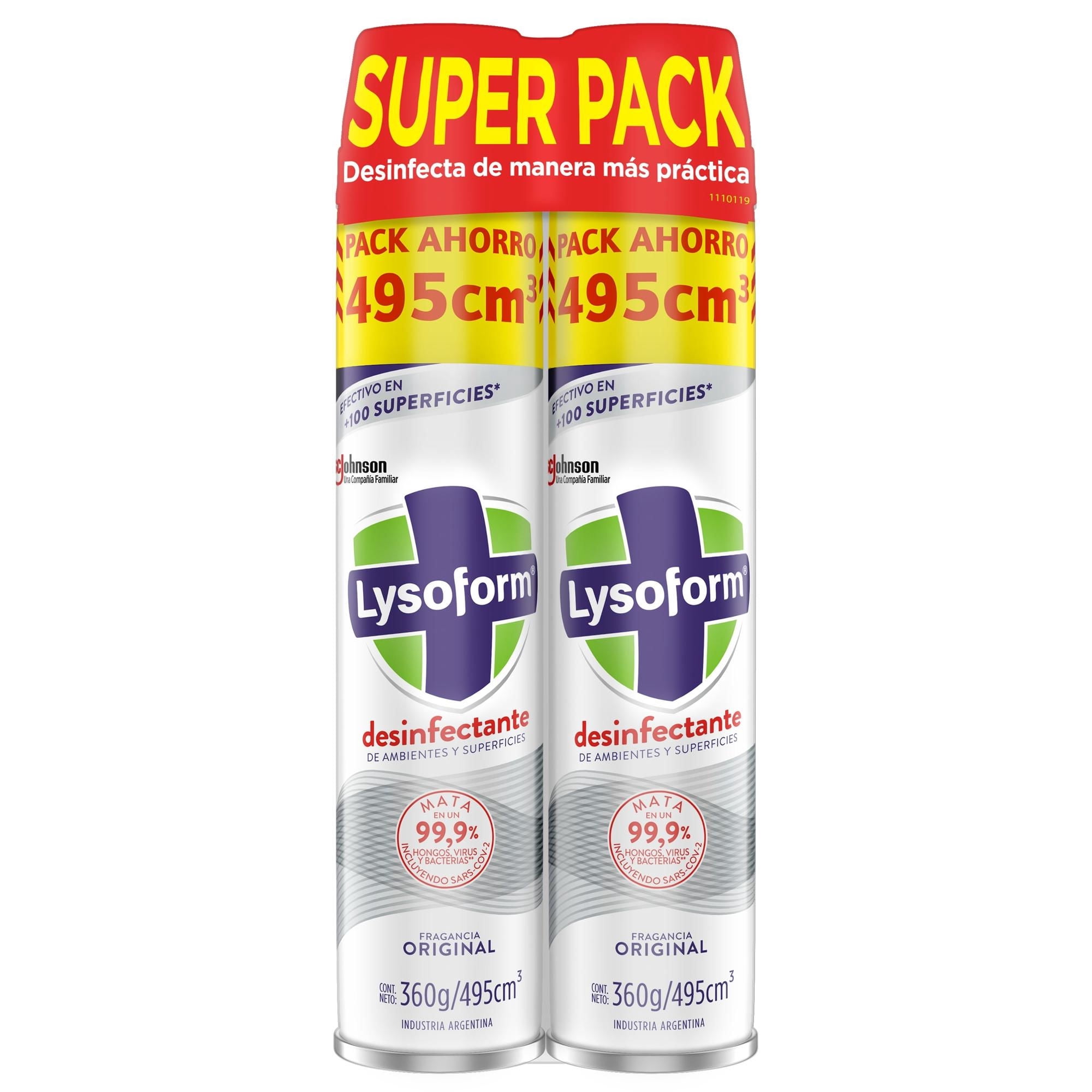Desinfectante En Aerosol Original Lata 990 ml Lysoform