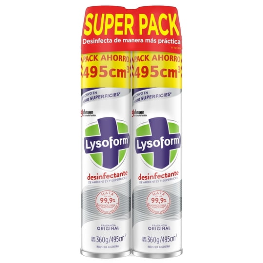Desinfectante En Aerosol Original Lata 990 ml Lysoform
